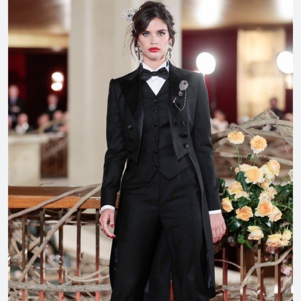 Dolce & Gabbana Womens Vintage Tailcoat Jacket